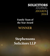 Solicitors Journal - Family Team of the Year 2016