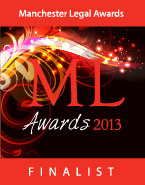 Manchester Legal Awards 2013 - Finalist
