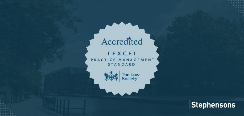 Stephensons celebrates 14 years of Lexcel accreditation Stephensons celebrates 14 years of Lexcel accreditation