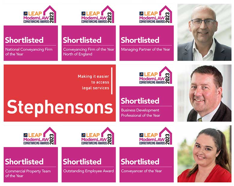 Stephensons shortlisted for seven LEAP Modern Law Conveyancing Awards