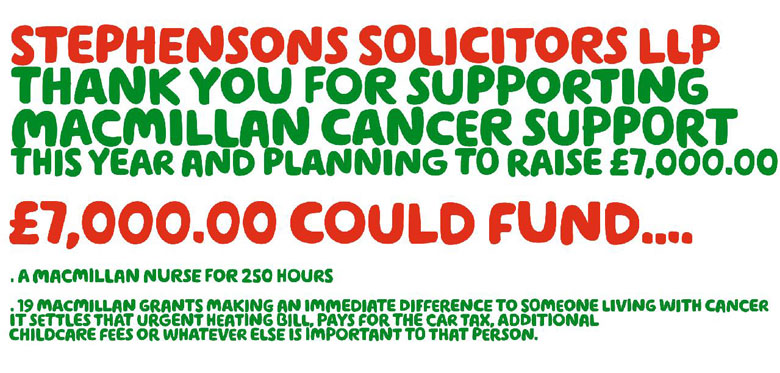 About Macmillan - our charity of the year