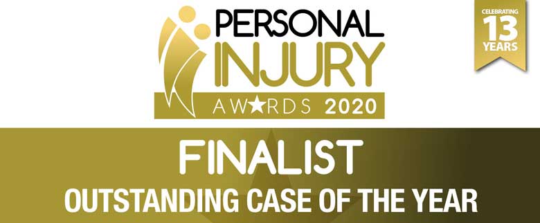 Stephensons named a finalist in the Personal Injury Awards 2020