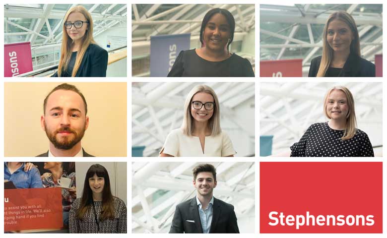 Eight legal stars of the future begin their training with Stephensons