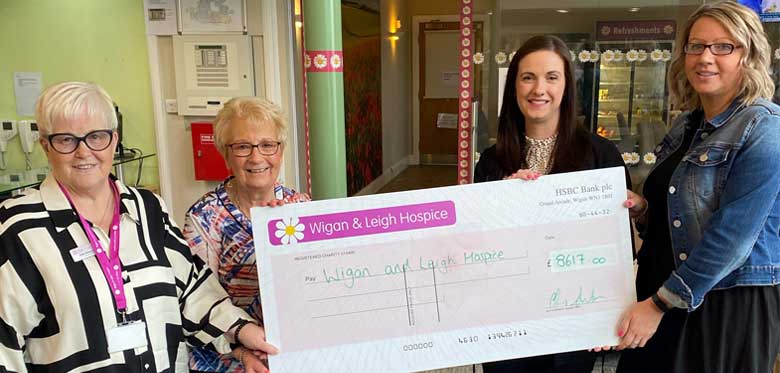 Stephensons raises funds for Wigan and Leigh Hospice 