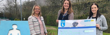 Charity of the year donation - Guide Dogs for the Blind Association
