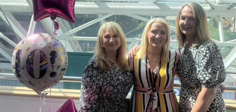 Pauline Smith, Danielle Callaway and Sharon Edwards