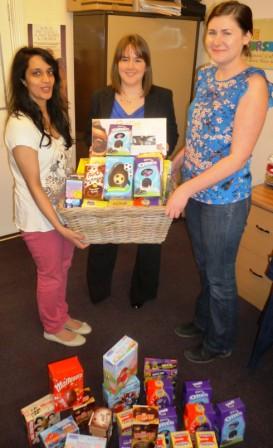 Stephensons easter eggs donation